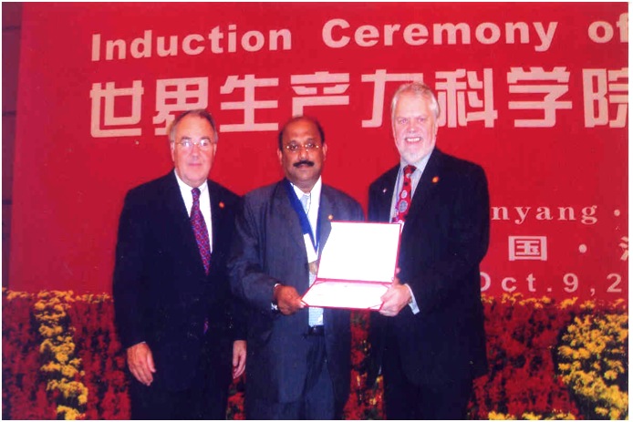 Conferment of Fellowship at World Productivity Council, China