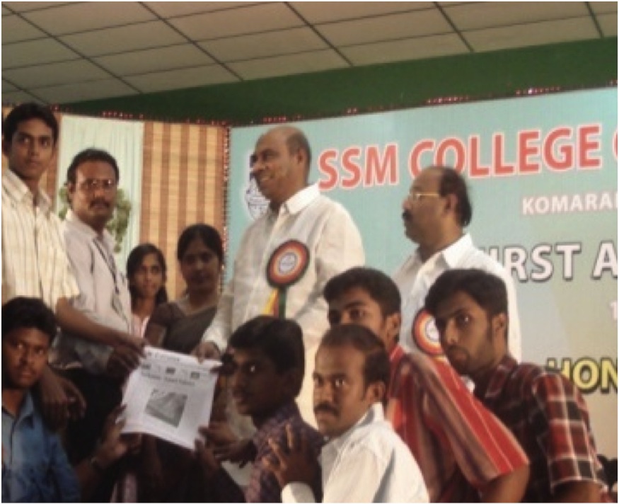 With Sathyabama Chancellor Hon. Shri Jeppiaar